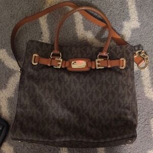 Michael Kors Dark Brown Signature Tote